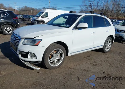 2017 Audi Q5 2.0T Premium из США, поврежденный, VIN WA1L2AFP2HA019313